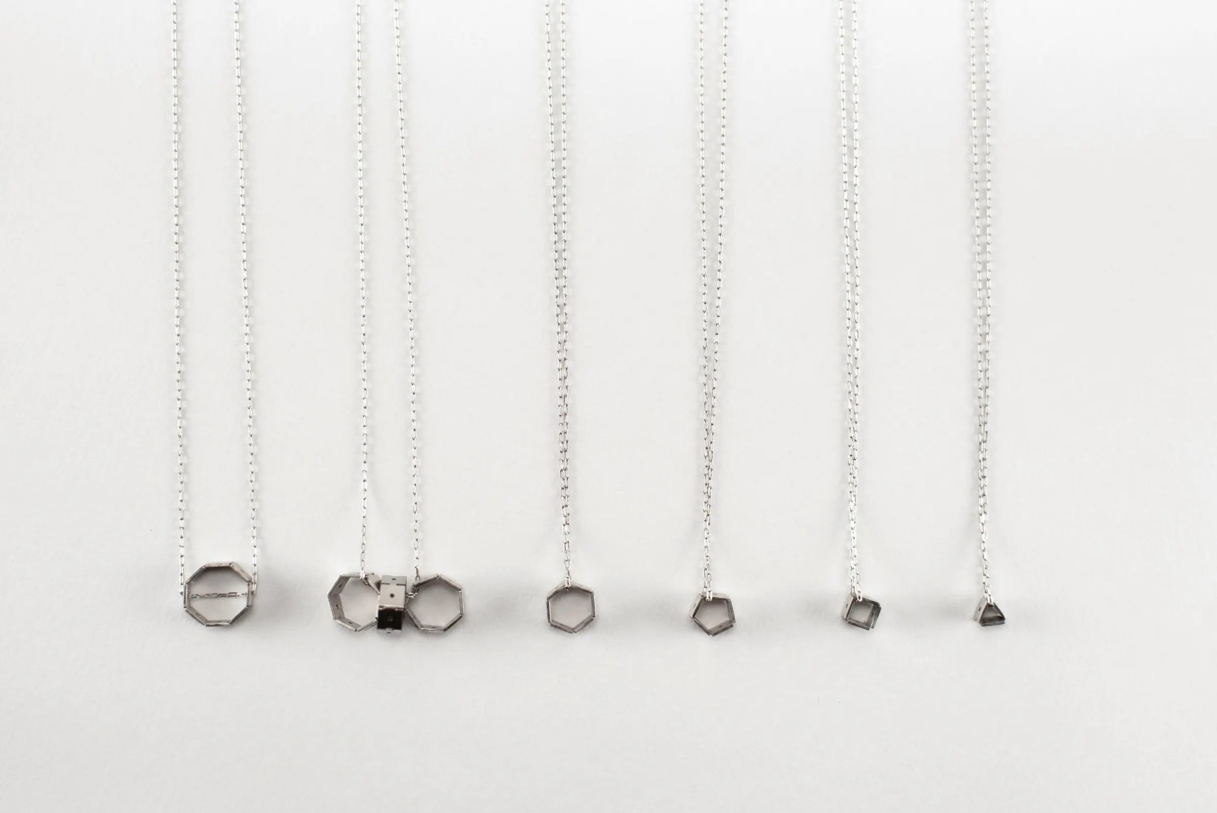 Pixel Pendants - small pentagon — image 2 of 2