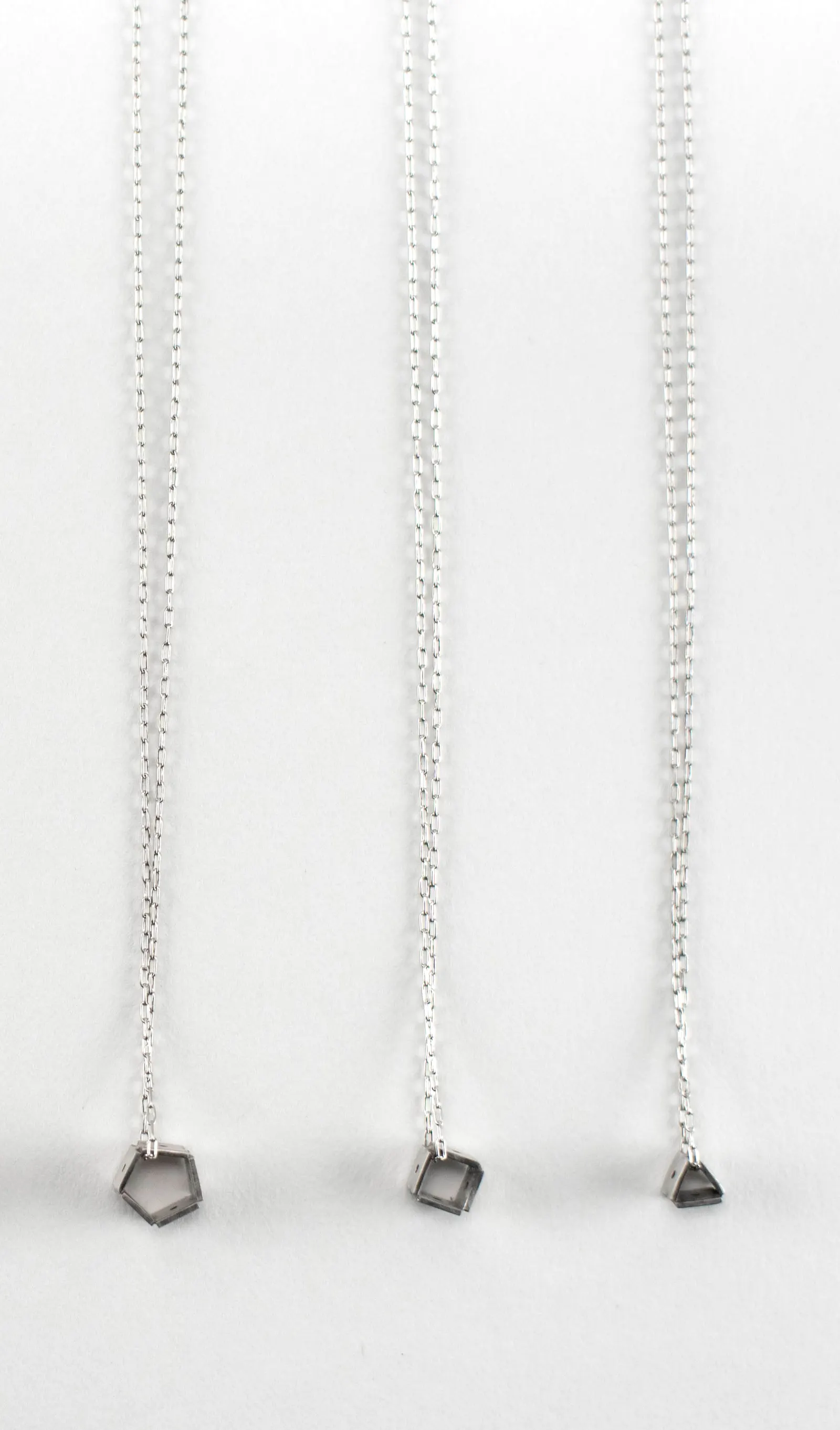 Pixel Pendants - small pentagon — image 1 of 2